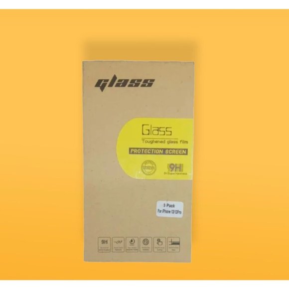 Glass Screen Protector compatible for iPhone 13/ iPhone 13 Pro 6.1 Inch 3 Pack T - Picture 5 of 7